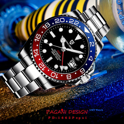 GMT Automatisk Ur