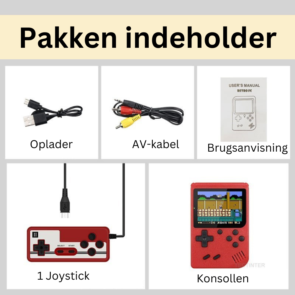 Mini retro-konsol