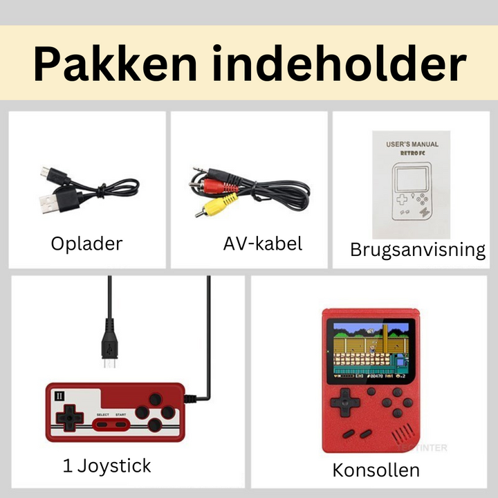 Mini retro-konsol